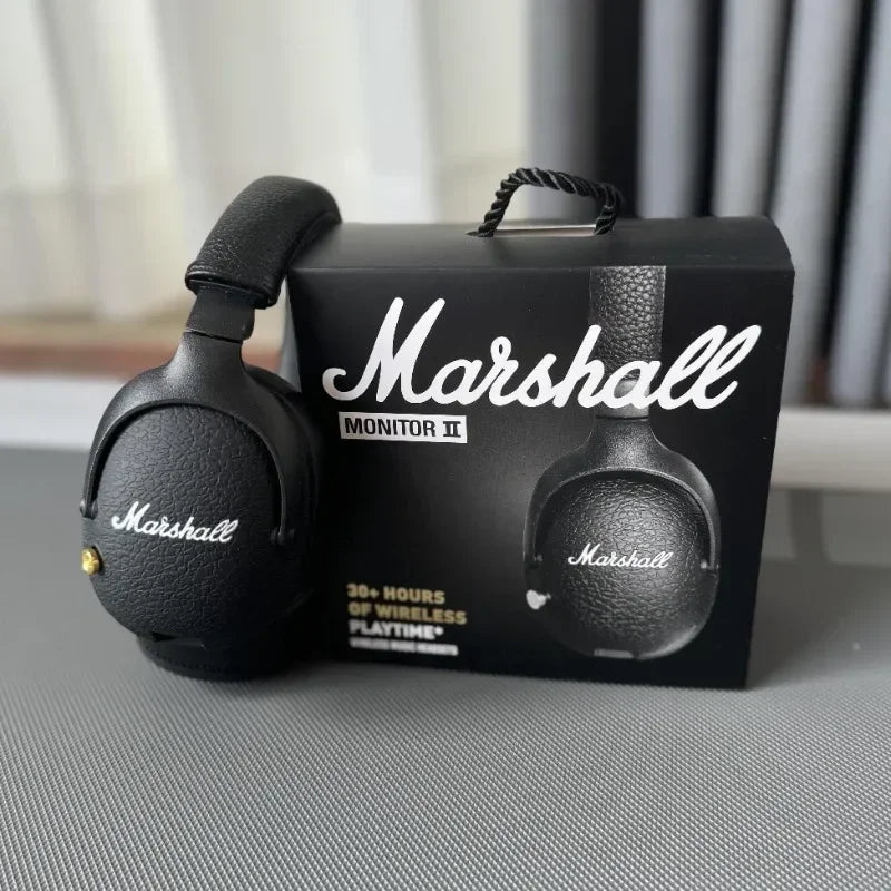 MONITOR II Wireless Bluetooth Headphones Classic Earphones Deep Bass Foldable Pop Rock Retro Music Microphone Headset