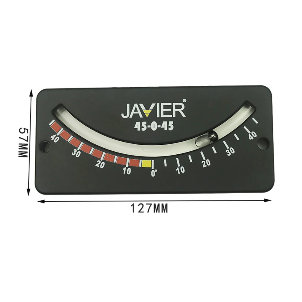 Micro Angle Ruler Scale Inclinometer Spirit Level Bubble Meter for Vehicle inclination Medical Bed Woodworking 10 25 45 Degrees