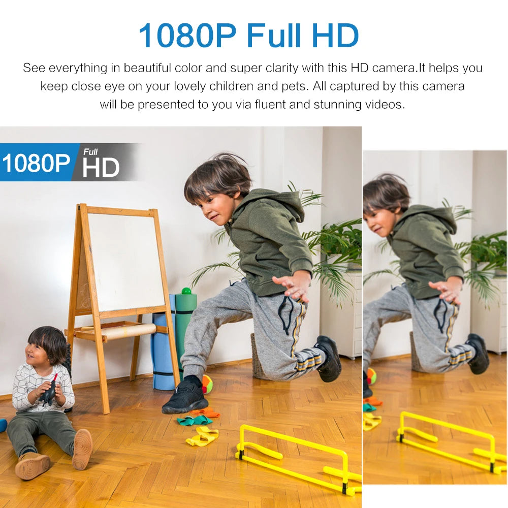HD 1080P Mini WiFi Camera Night Vision Motion Detection Video Camera Home Security Camcorder Surveillance Baby Monitor IP Cam