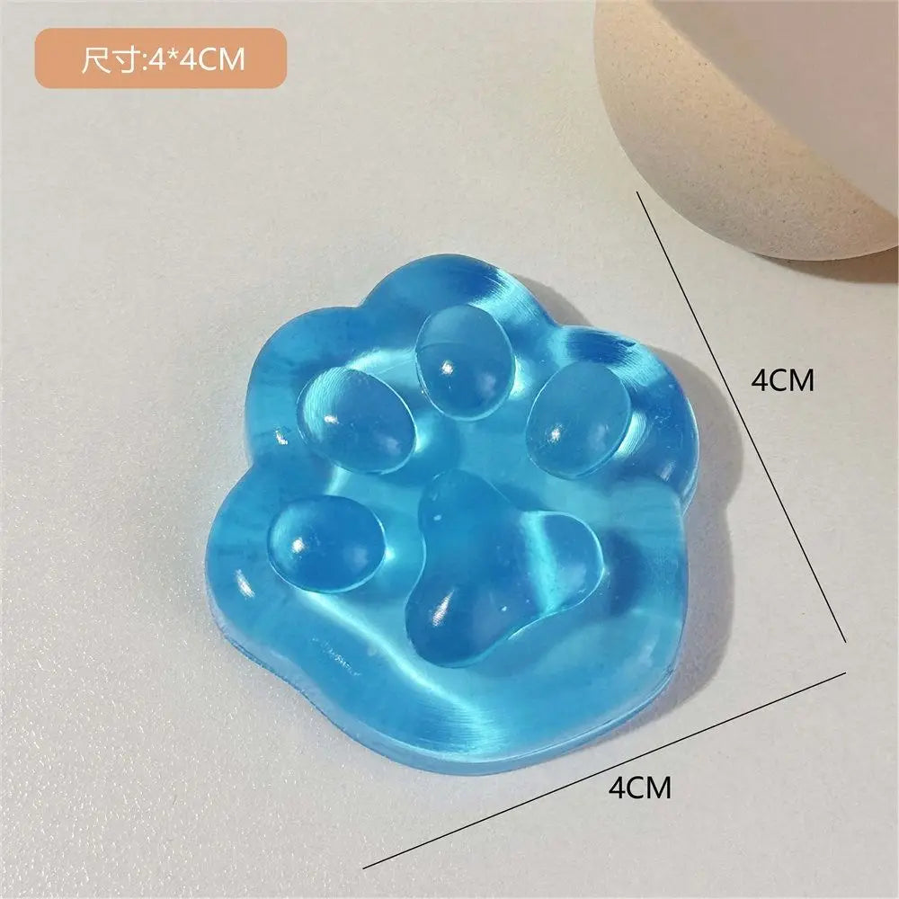 Creative Colorful Ice Block Squeeze Toy High Resilience Pinch Squeeze Anti-stress Ball Decompression Gifts Stress Relief Toys