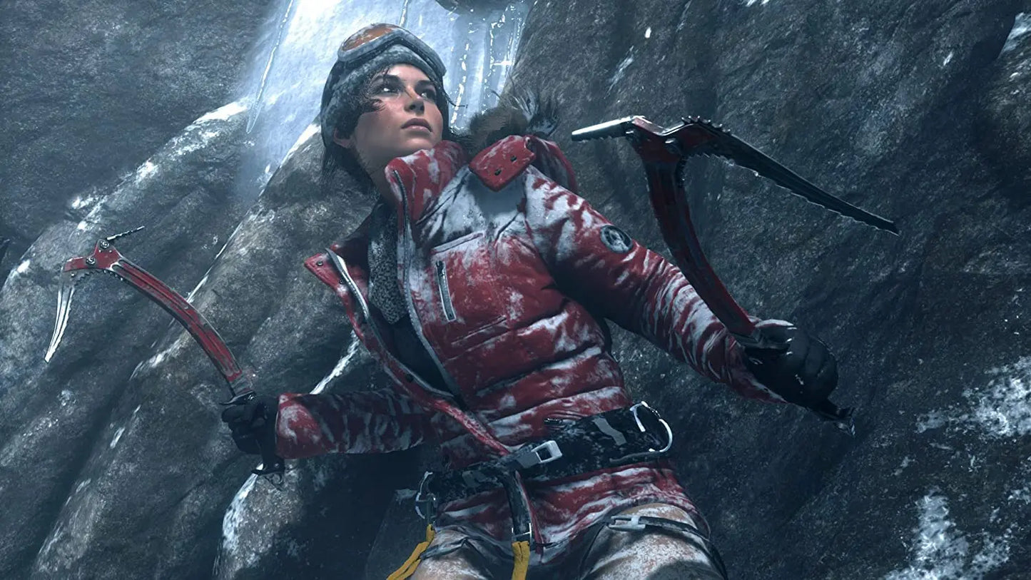 Rise of The Tomb Raider 20 Year Celebration Playstation 4 Original PS4 Product Disk Game Video Gaming station Console Gameplay