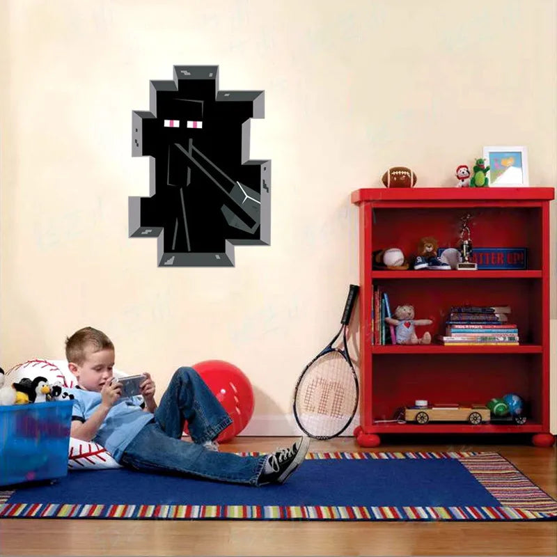 3D Cartoon Games Wall Stickers Gifts for children wall stickers for kids Environmental PVC decoration for wall