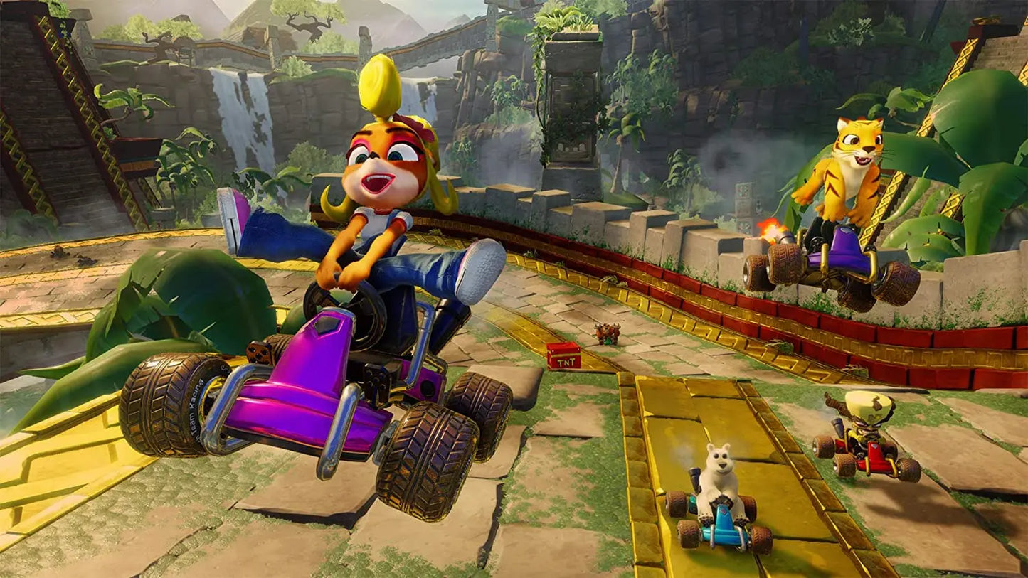 Crash Team Racing - Nitro Fueled Playstation 4 Original PS4 Product Disk Game Video Gaming station Console Gameplay DvD Toys CD