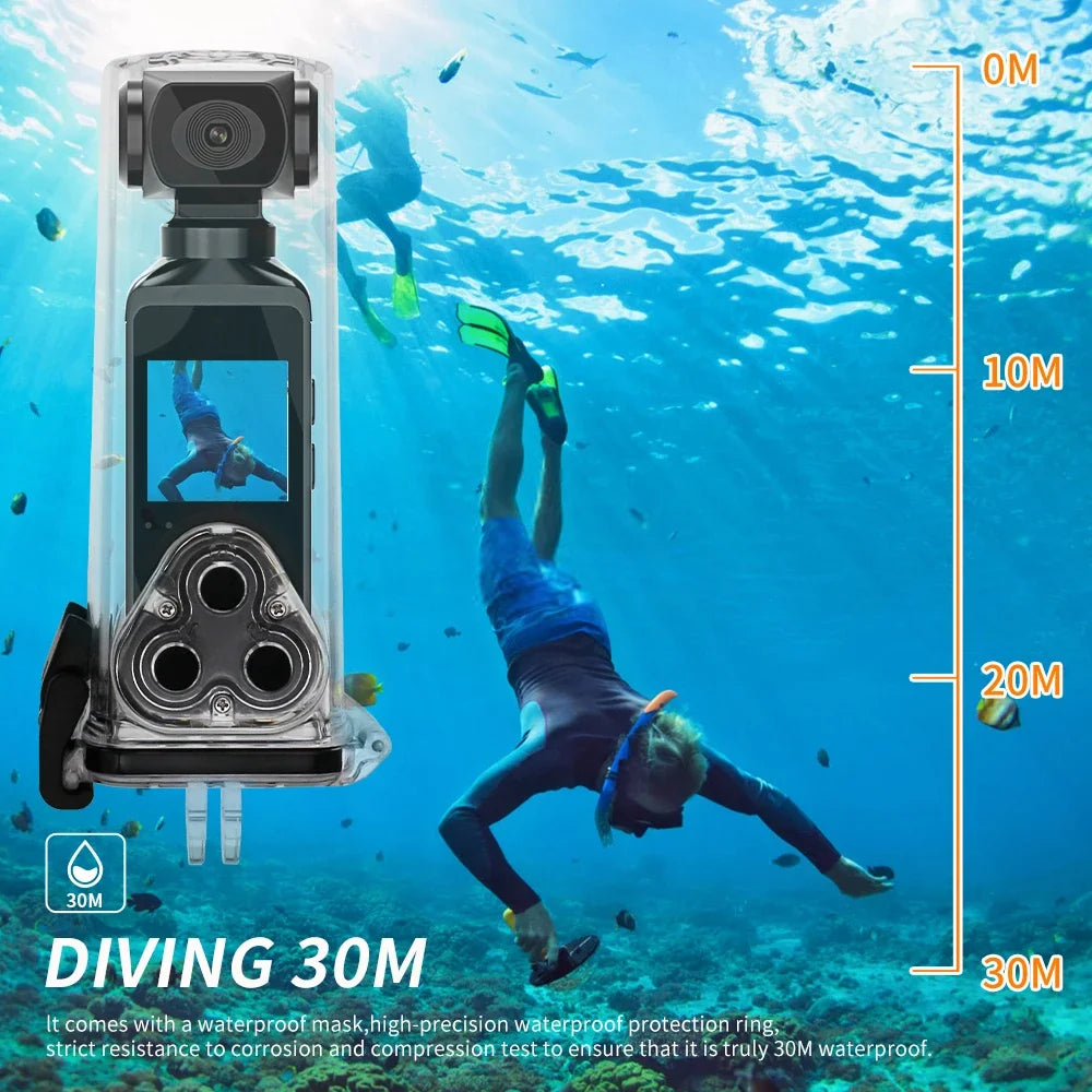 1080P 4K WiFi HD Mini Camera 270 Rotatable Camcorders Outdoor Sports DV With Waterproof Case Video Recorder Camcorder Recording