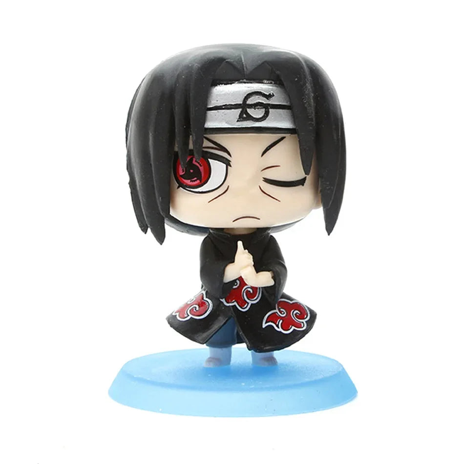 Anime Naruto Figure Toys Set Uzumaki Naruto Uchiha Sasuke Action Anime Model PVC Statue figurine Collectible Toy