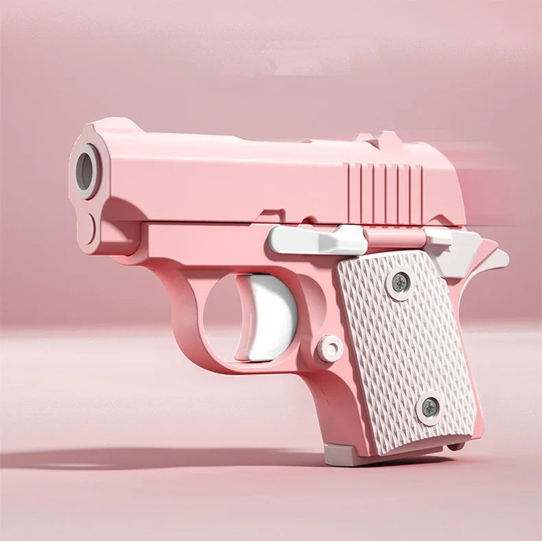 New Arrival Stress Relief ABS Plastic Mini 1911 3D Printed Gravity Fidget Gun Pistol Toy Gift Promotion Toy For Boys Kids