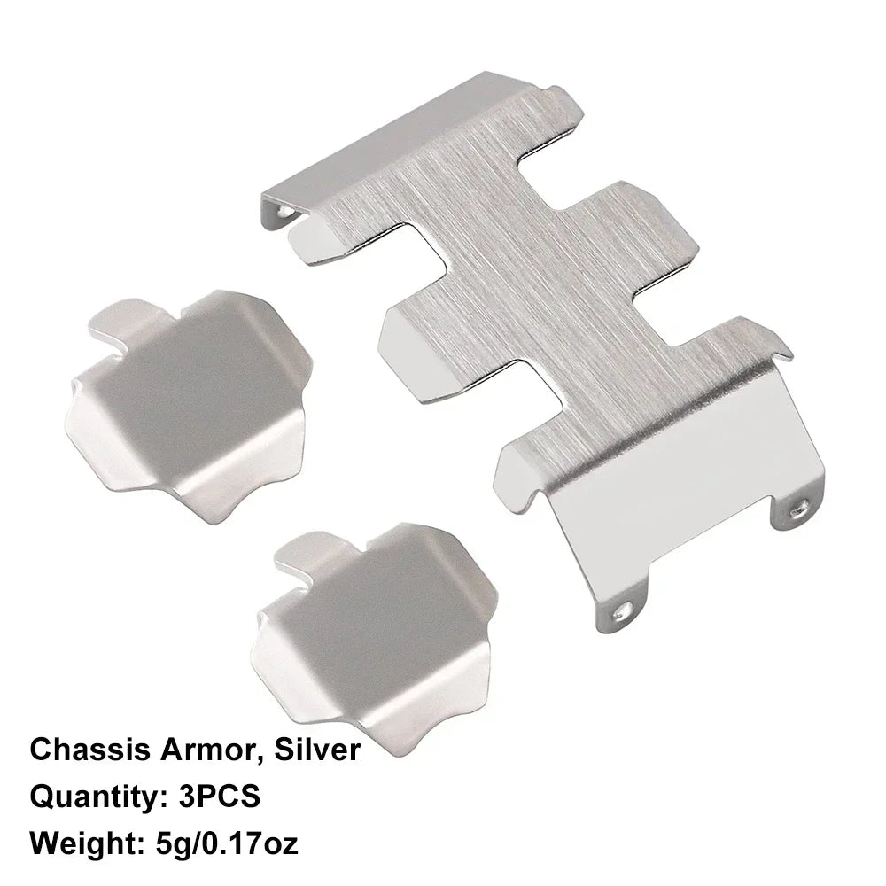 INJORA Brass Counterweight Steering Knuckles Wheel Hex Shock Absorber Axle Cover For RC Crawler Car Axial SCX24 Upgrade Parts