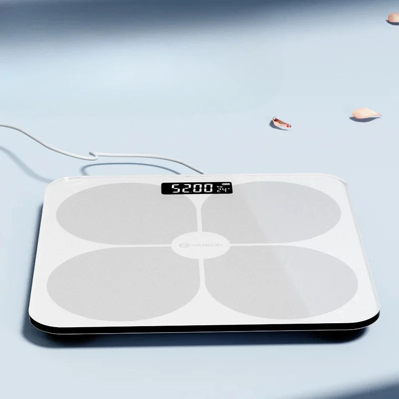 Intelligent Electronic Scale USB Charging Weight Scale Precision Household Weighing Device For Health Monitoring