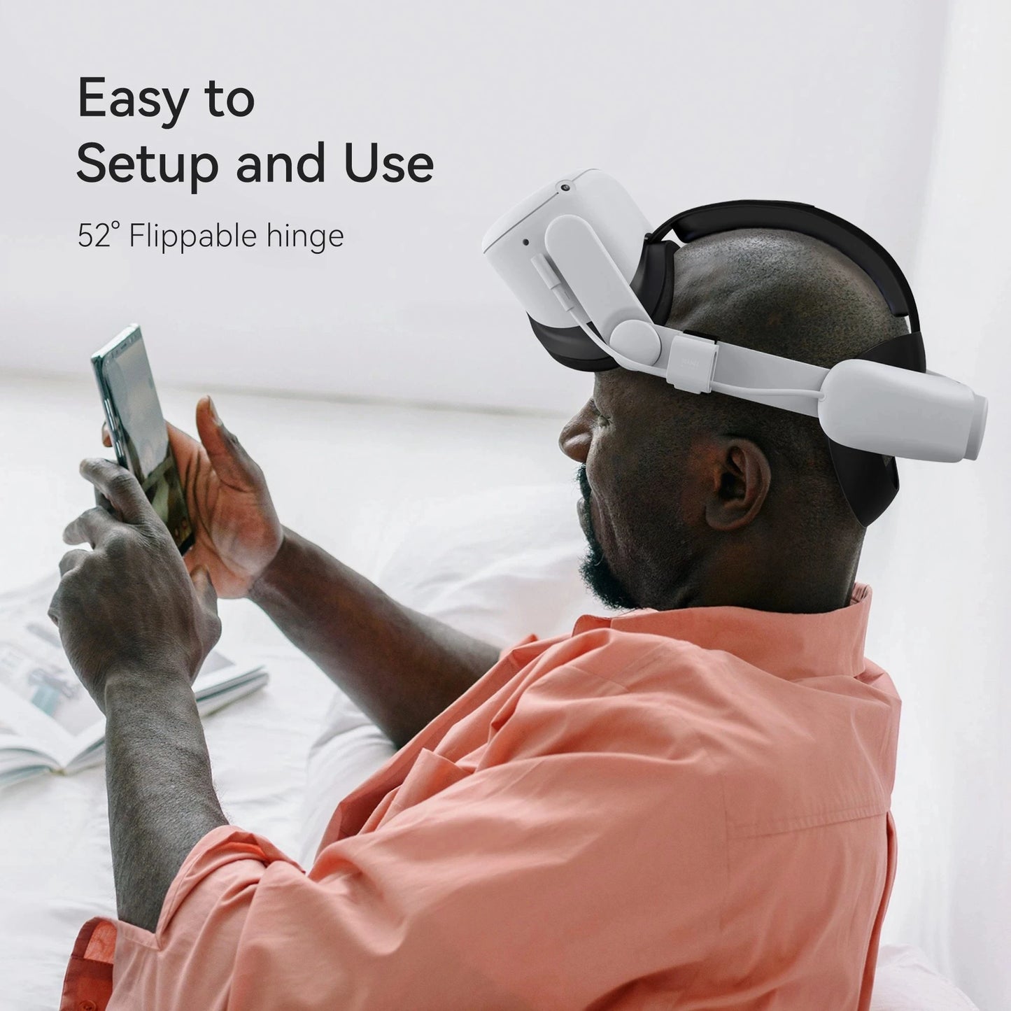 KIWI design 6400mAh Battery Head Strap For Oculus Quest 2 Accessories Power Lasting Superior Comfort Strap For Meta Quest 2 VR