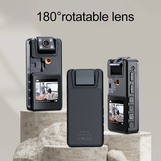 Telele A39 Small Camcorder Body Cam Outdoor Sports Video Recorder Mini Digital Camera 1080P HD Screen Night Vision