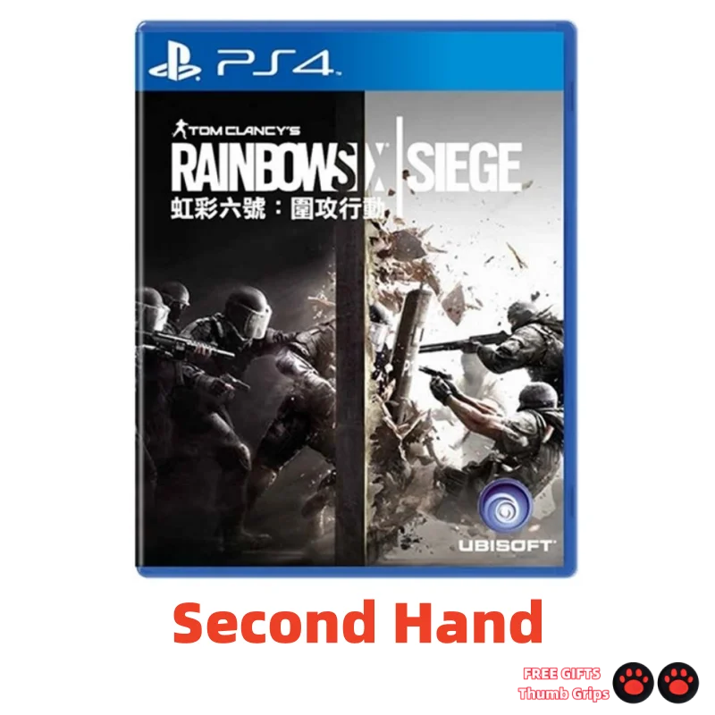 Sony Playstatio4 PS4 Genuine Second Hand Game CD Rainbow Six Seige Storefront Intro Trailer PS4 SONY Playstatio4 Game Deals Card