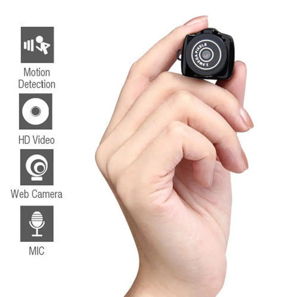 Y2000 HD Outdoor Sports Mini DV Camcorder Portable Video Recorder Security Sports Super Keychain 480P Invisible DVR Video Shooti