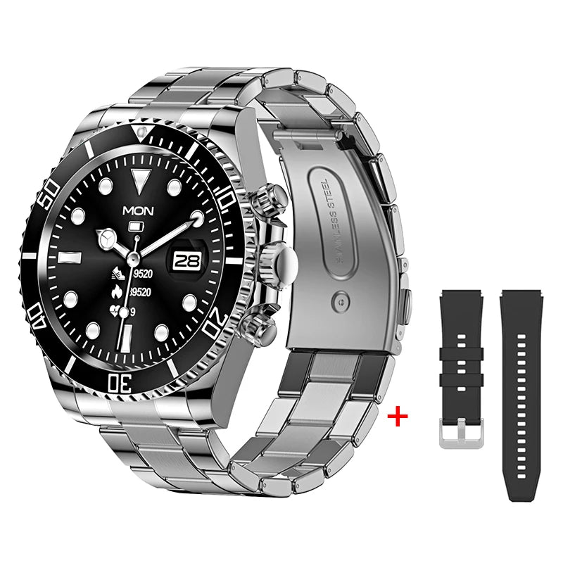 High-end Men's Smartwatch Smart Watch Luxury Aiweile AW12 Replica Business Sports Wireless Imitation Hebrew Korean Support 2024
