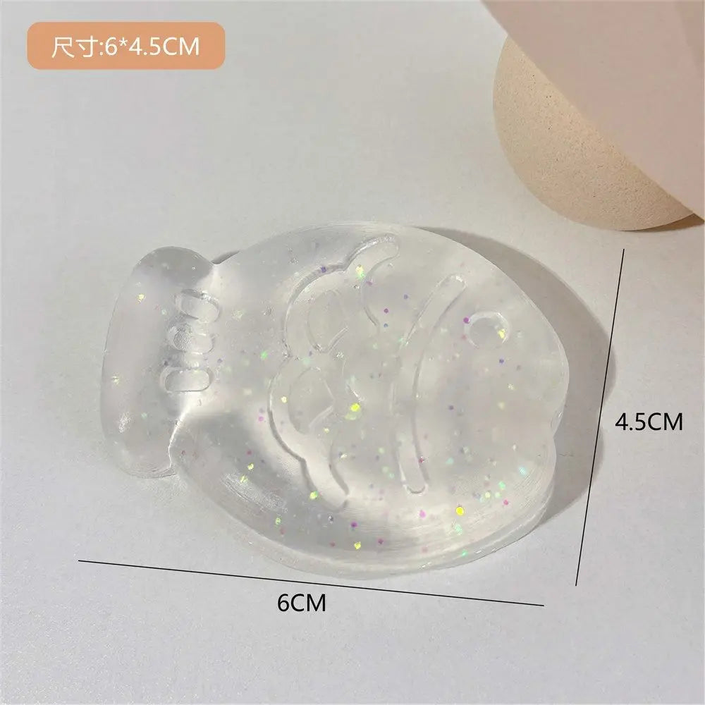 Creative Colorful Ice Block Squeeze Toy High Resilience Pinch Squeeze Anti-stress Ball Decompression Gifts Stress Relief Toys