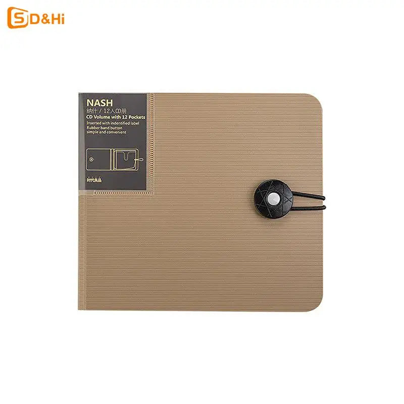 Transparent Color Plastic Disc CD Case DVD Holder Wallet Storage Bag Organizer Cover Bag Box CD DVD Album Box Cases With Buckle