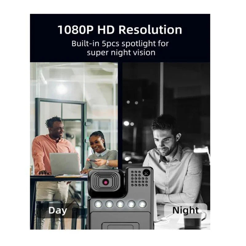 L9 Mini Camera WIFI Portable Body Camera Rotating Lens Night Vision Video Recording Sport DV Action Cam Travel Vlog Camera