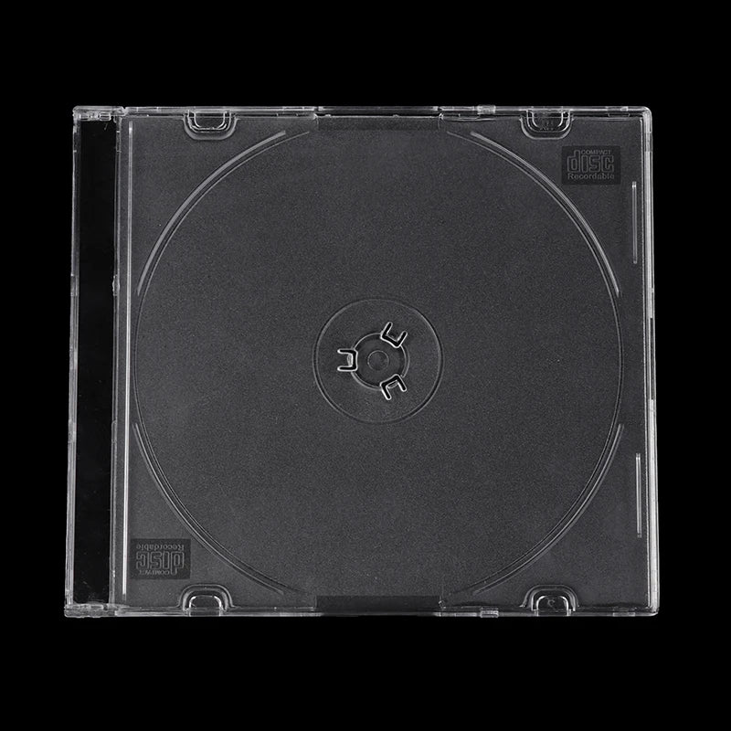 1Pcs CD Storage Case Transparent Stand Acrylic Holders For CDs DVD Storage Holder Transparent