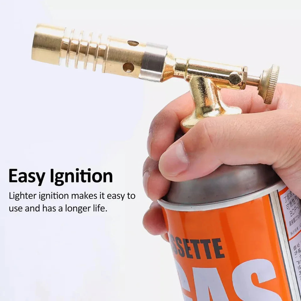 Gas Burner Flame Gas Torch Flame Gun Blowtorch Cooking Soldering Butane AutoIgnition Gas-Burner Lighter Heating Camping