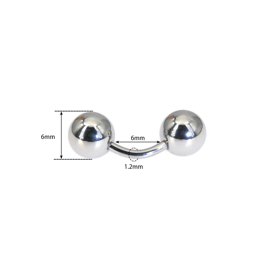 1Pc 316L Surgical Steel Curved Barbell Christina Vertical Hood Piercings Sexy Vagina Piercings Genital Piercing VCH Body Jewelr
