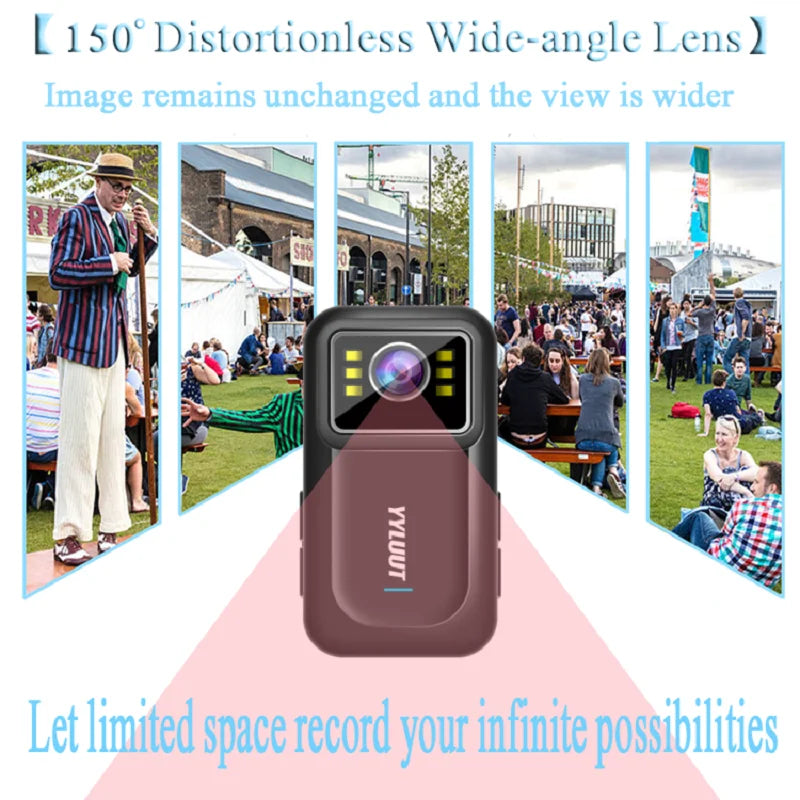 Full HD 1080P motorcycle bicycle helmet camera 150° wide angle IP67 waterproof action camera portable drive recorder body cam