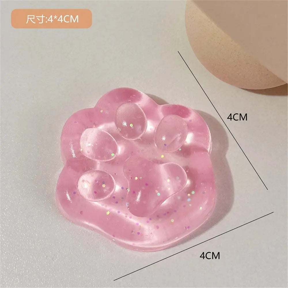 Creative Colorful Ice Block Squeeze Toy High Resilience Pinch Squeeze Anti-stress Ball Decompression Gifts Stress Relief Toys