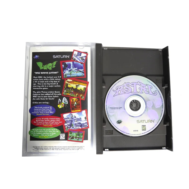 Saturn Copy Disc Game Kisuishou Densetsu Astal With Manual Unlock Console Game Retro Video Direct Reading Game