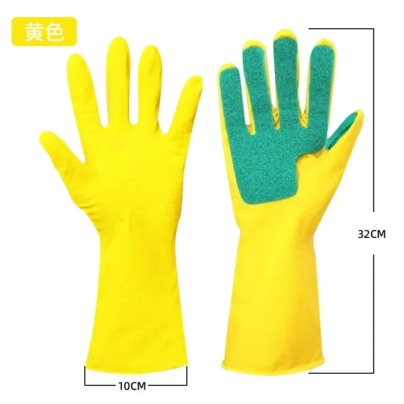 Right hand gloves dishwashing cleaning cloth kitchen gloves house cleaning tools dish washing gloves
