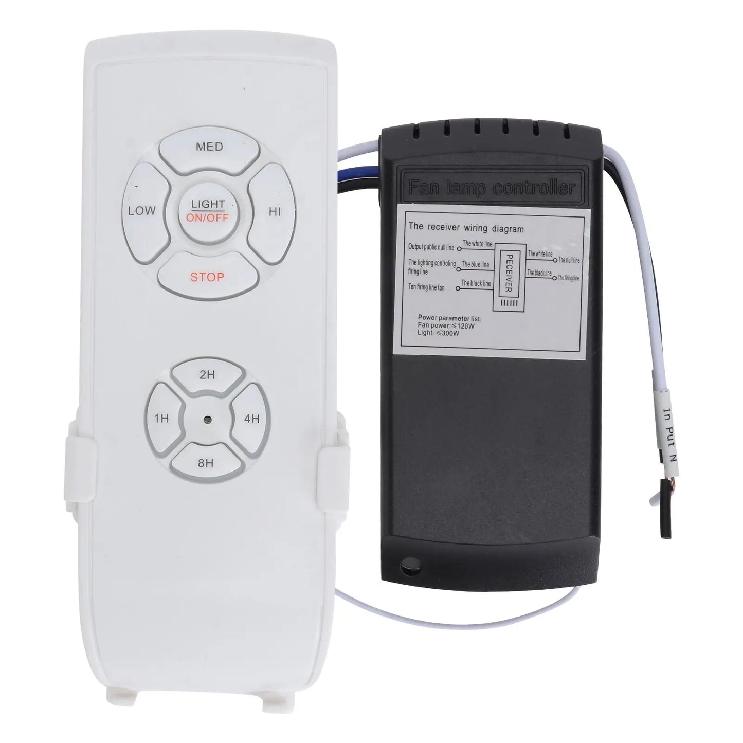 1pc Fan Lamp Controller Universal Ceiling Fan Remote Control Kit Wireless Intelligent Timing Controller Without