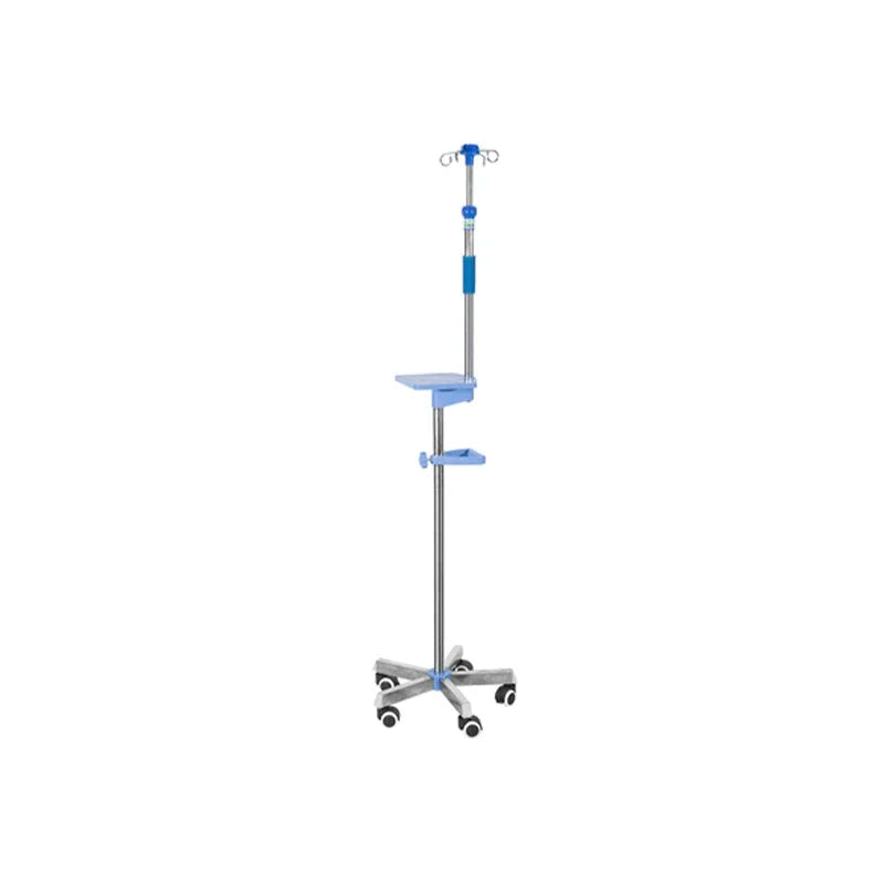 Hospital Portable And Foldable IV Pole Stand Flexible Stand Medical Drip Stand