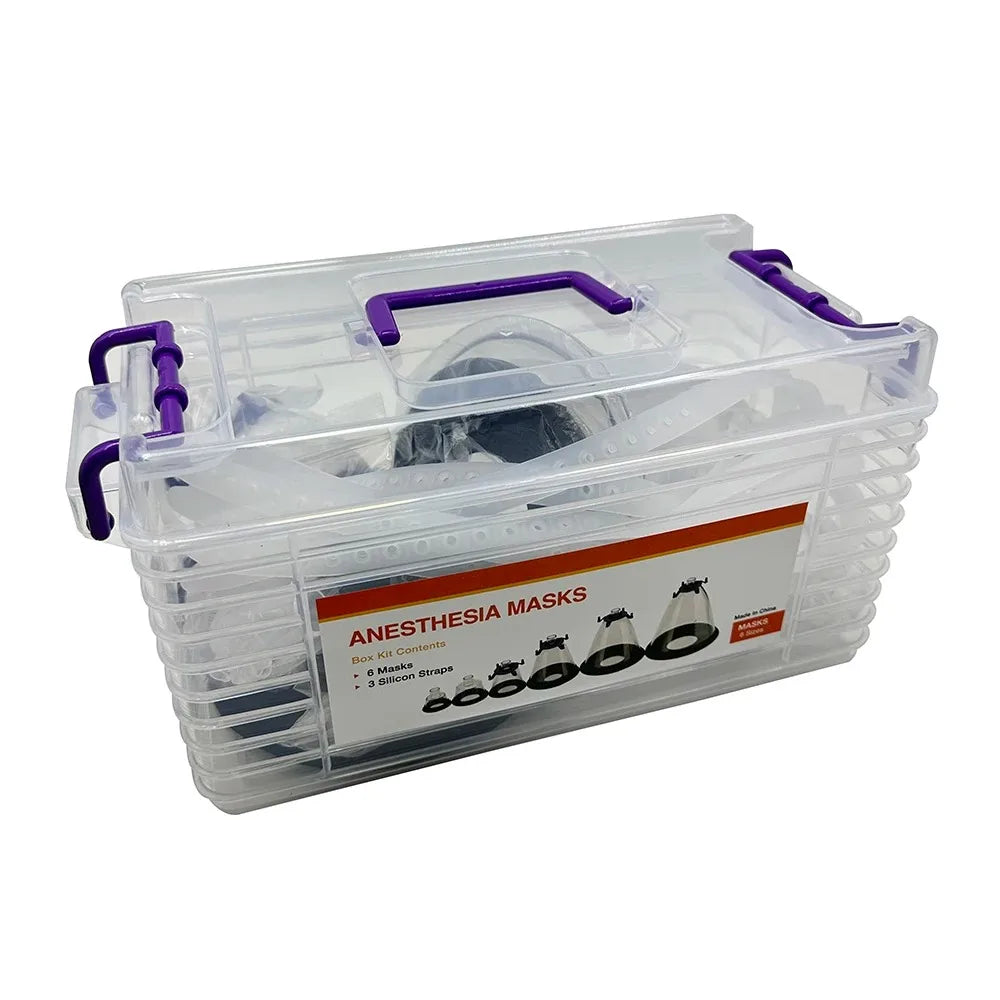 Enlarge animal surgical mask Pet Anesthesia Mask Dogs Cats Transparency Manual Resuscitator Veterinary Anesthesia Oxygen Mask