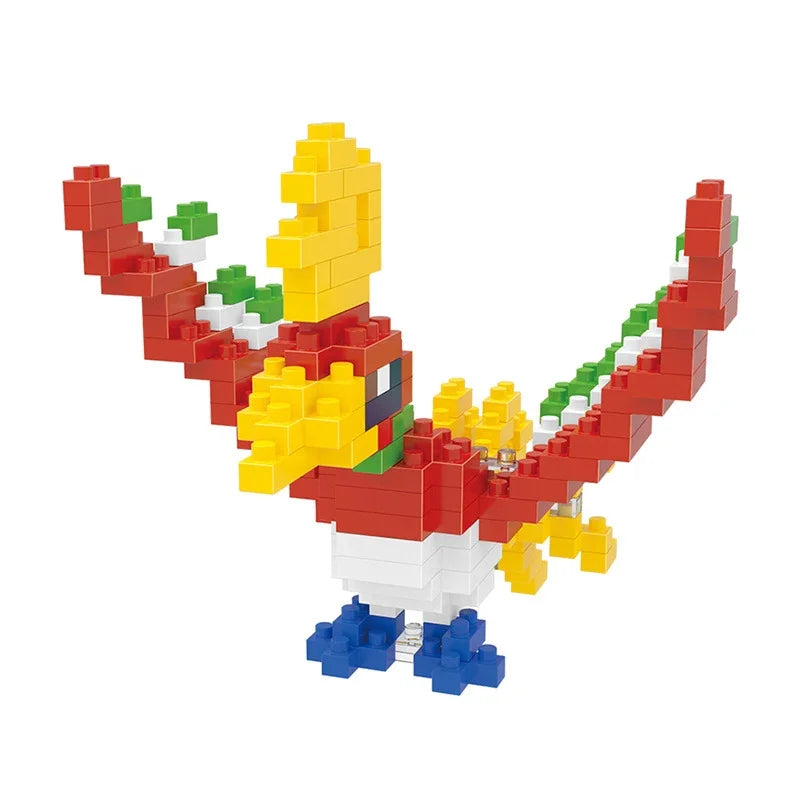Pokemon Small Simple Building Blocks Pikachu anime figure Action Toys Graphics Diamond Mini Model Pocket Monster Collect Gift