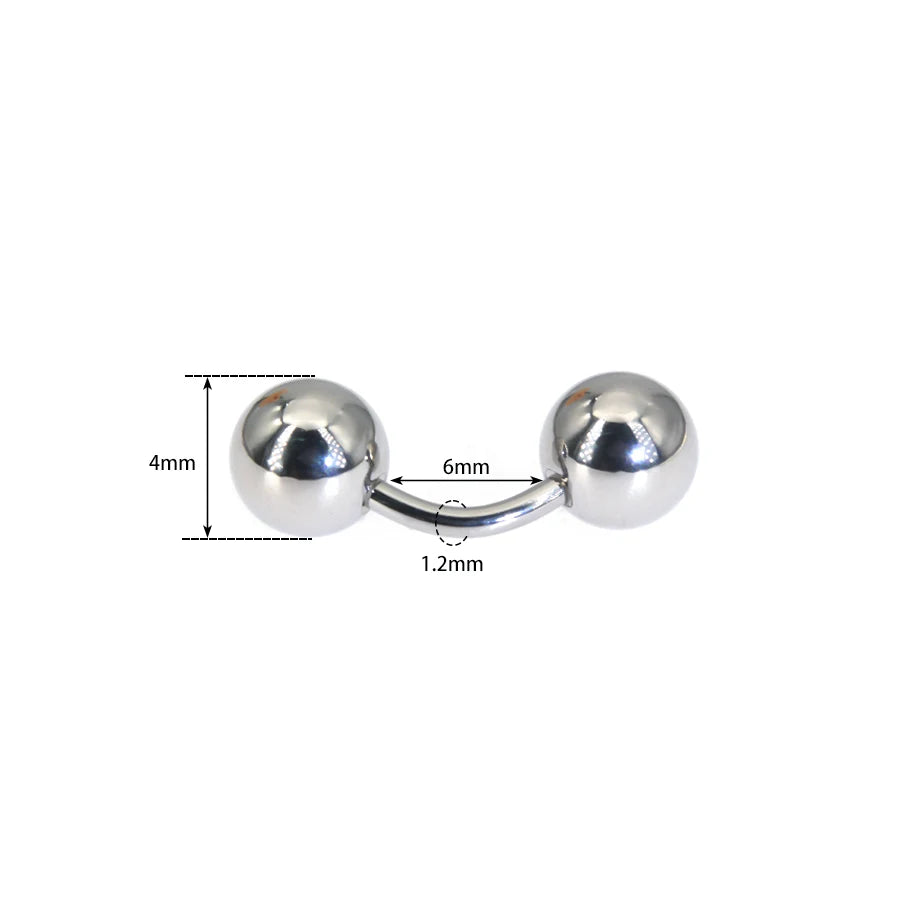 1Pc 316L Surgical Steel Curved Barbell Christina Vertical Hood Piercings Sexy Vagina Piercings Genital Piercing VCH Body Jewelr
