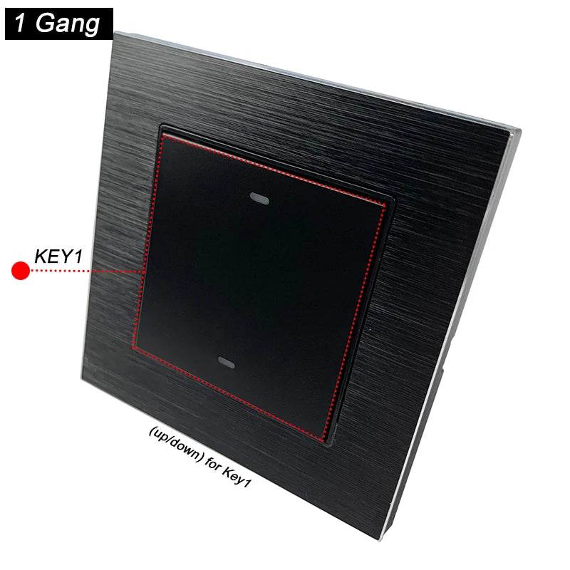 Kincony 1Gang Smart Home Kit Automation Module Controller System 86EU Reset Wall Switch Toggle Push Button Momentary Contact 12V