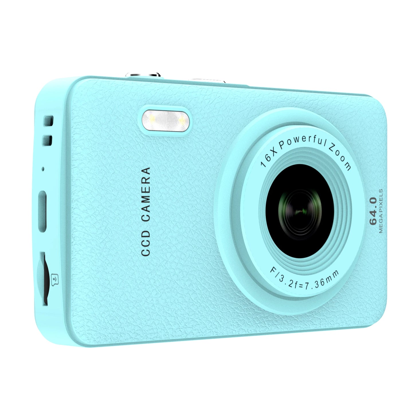 W&O Q3 48MP 1080P Mini Kids Digital Photo Camera 16X Zoom Point and Shoot Vlogging Cameras Vintage Portable Video Photocamera