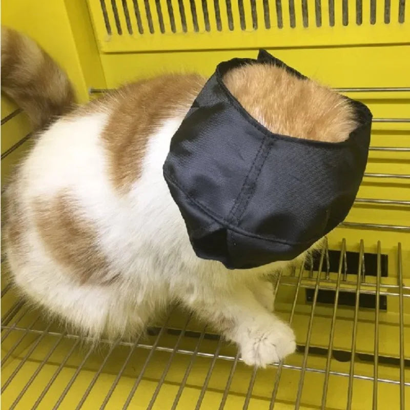 Pet Cat Eye Mask Cat Bathing Cleaning Nail Cutting Supplies Surgical Soothing Emotions Eye Mask Cat Accesorios