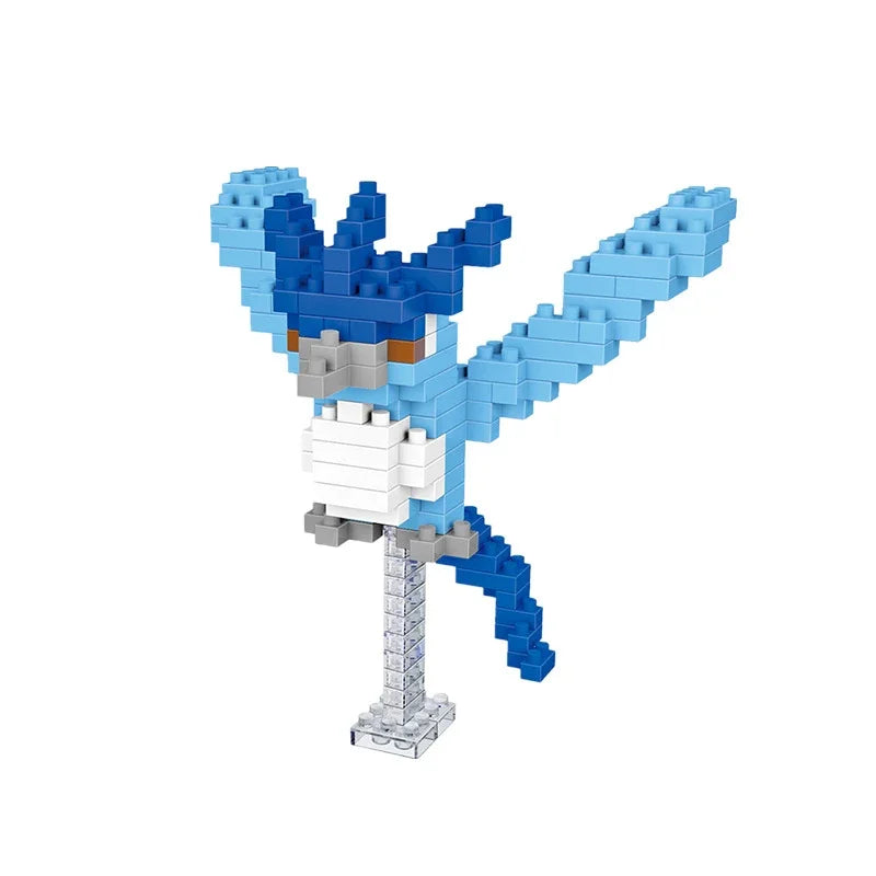 Pokemon Small Simple Building Blocks Pikachu anime figure Action Toys Graphics Diamond Mini Model Pocket Monster Collect Gift
