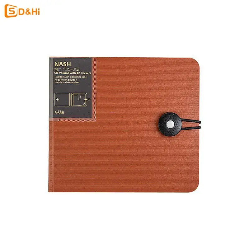 Transparent Color Plastic Disc CD Case DVD Holder Wallet Storage Bag Organizer Cover Bag Box CD DVD Album Box Cases With Buckle