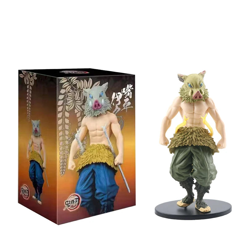 Demon Slayer Action Figure Anime Same Style Doll Toy Kamado Tanjiro Nezuko Zenitsu Collection Model PVC Material Birthday Gifts