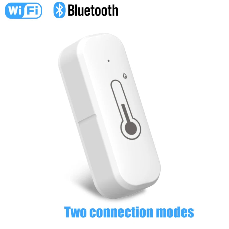 Tuya Smart WiFi Bluetooth Temperature And Humidity Sensor Indoor Thermometer Hygrometer Monitoring Works With Alexa Google Home