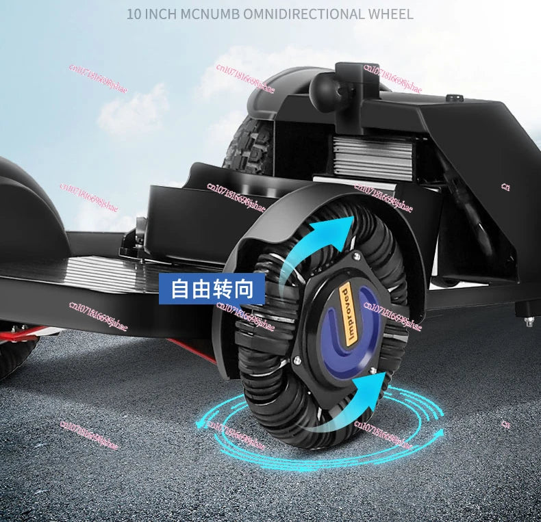 Electric wheelchair Off-road wheelchair for the elderly Intelligent fully automatic disabled four-wheel scooter