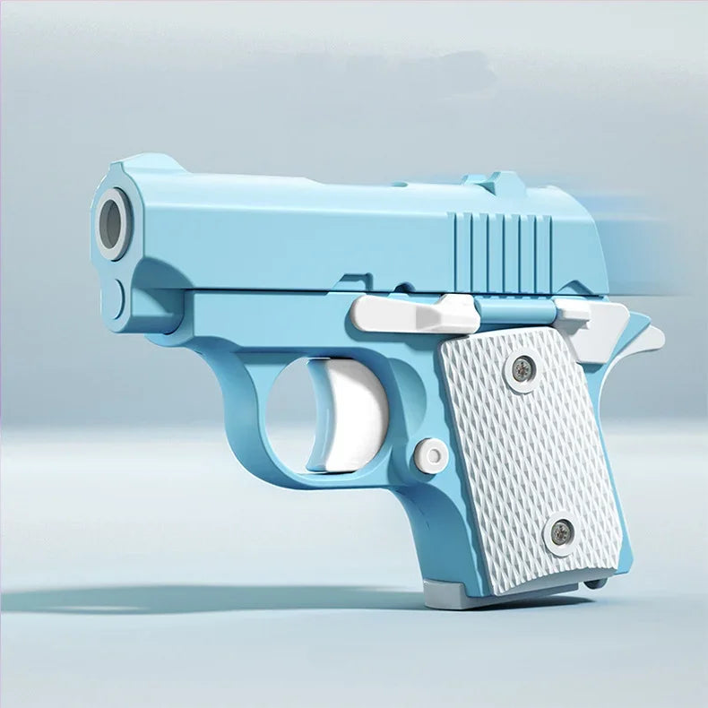 New Arrival Stress Relief ABS Plastic Mini 1911 3D Printed Gravity Fidget Gun Pistol Toy Gift Promotion Toy For Boys Kids