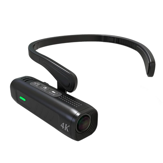 Smart Outdoor Sports 4K Head Mounted Camera WiFi Digital Mini Action Camcorder Profissional Gimbal Anti Shake CCTV Security Cam