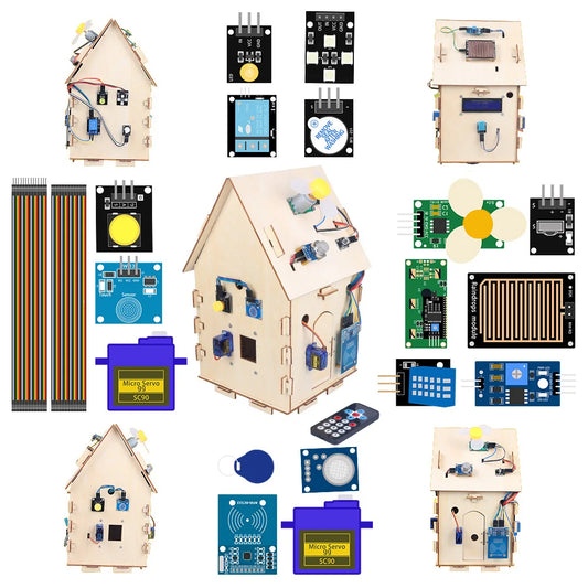 Tscinbuny Smart Home Kit for Arduino Complete Automation Kit Programming Project DIY Electronics Learning Profesional Kit
