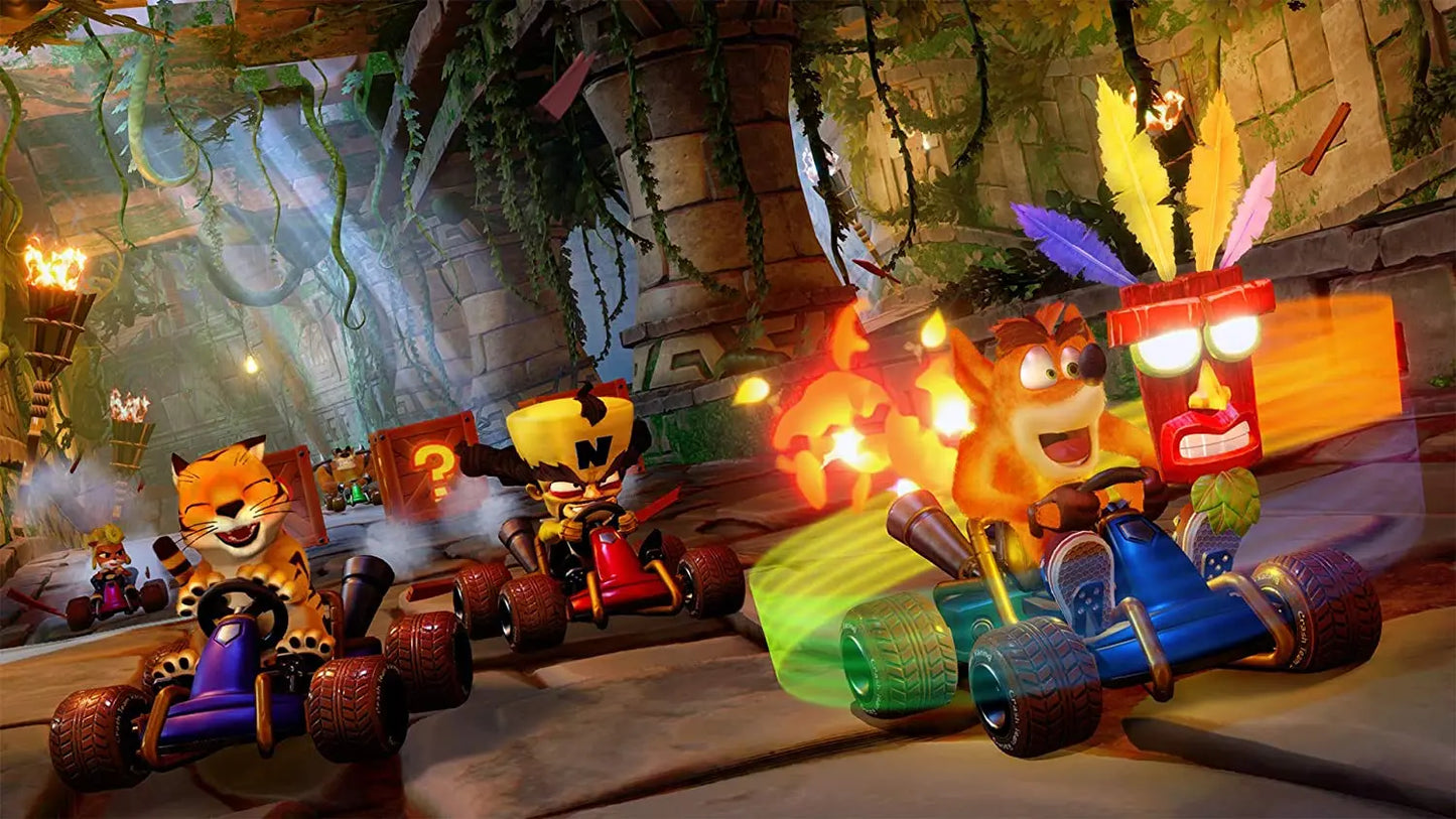 Crash Team Racing - Nitro Fueled Playstation 4 Original PS4 Product Disk Game Video Gaming station Console Gameplay DvD Toys CD