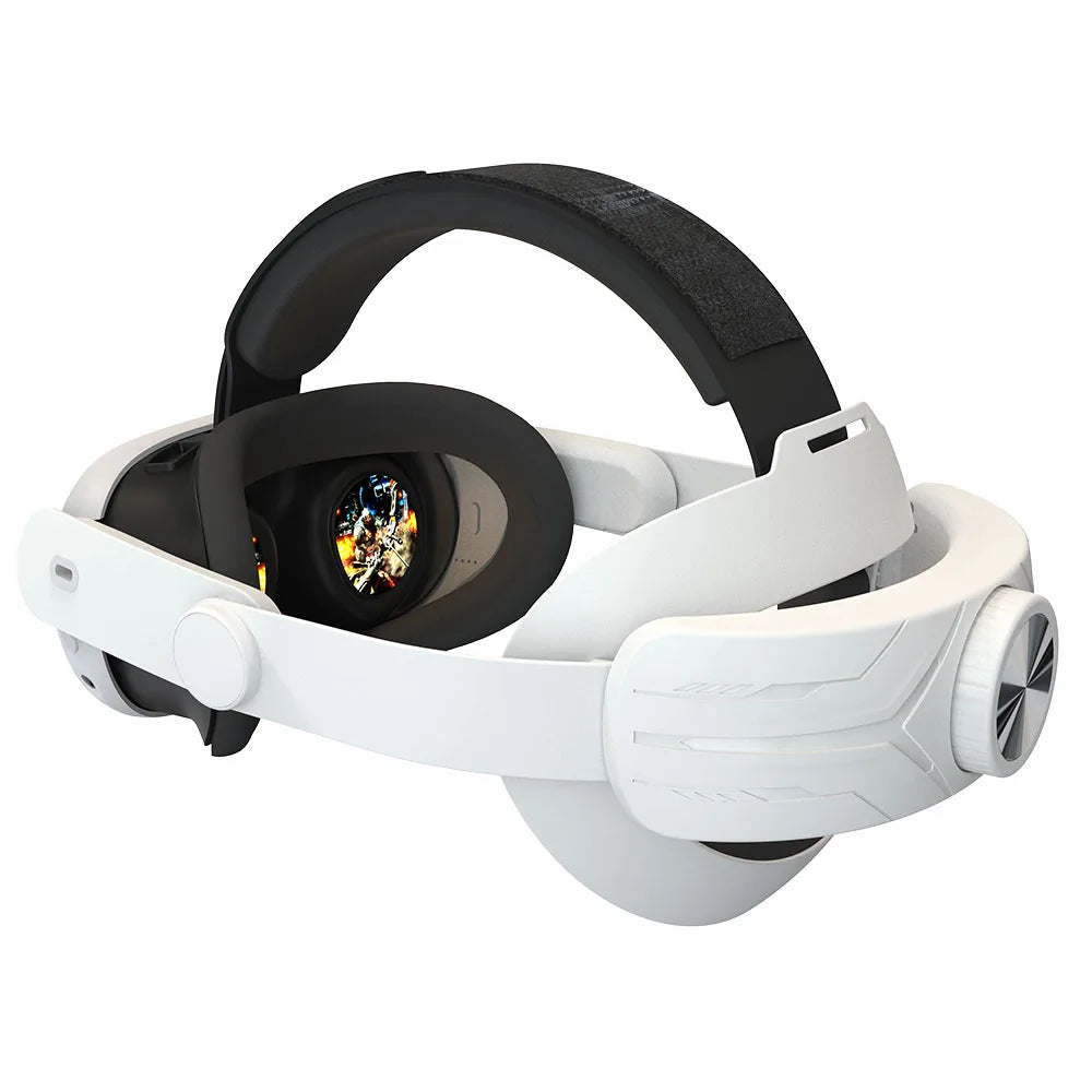 Head Strap Accessories For Meta Oculus Quest 3 Built-in 8000mAh Battery Pack Extended Gaming Time with RGB Light VR Accessories
