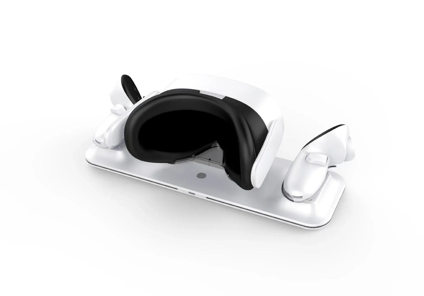 Wireless Charging Dock for Meta Quest 3,RGB Oculus VR Accessories Charger Station Controller Battery Pack, Fit Elite Head Strap