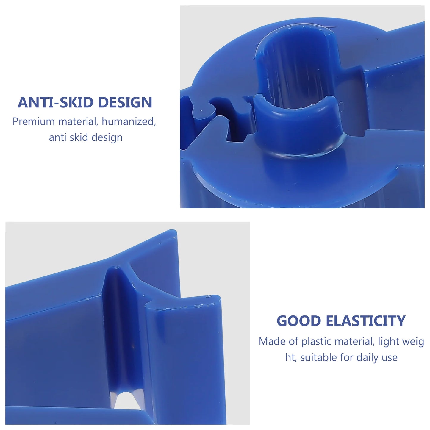 3 Pcs Permeable Pipe Clamp Peritoneal Dialysis Tube Flow Controller Peritoneum Supply Blue Plastic Accessories Tubes Clamps