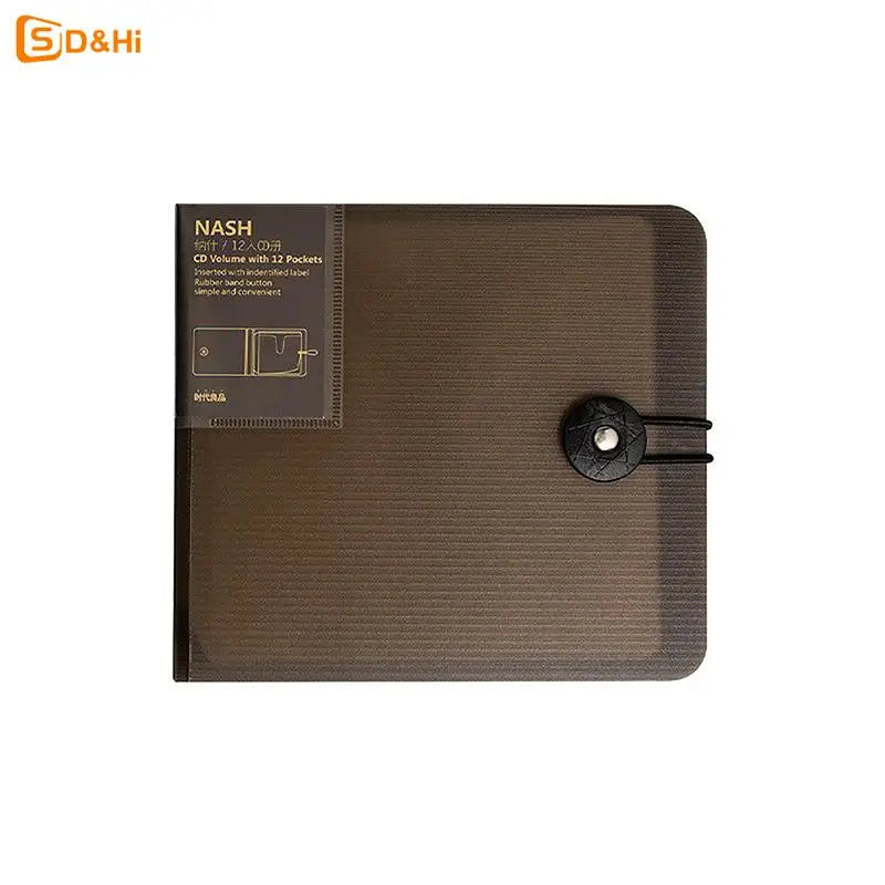 Transparent Color Plastic Disc CD Case DVD Holder Wallet Storage Bag Organizer Cover Bag Box CD DVD Album Box Cases With Buckle