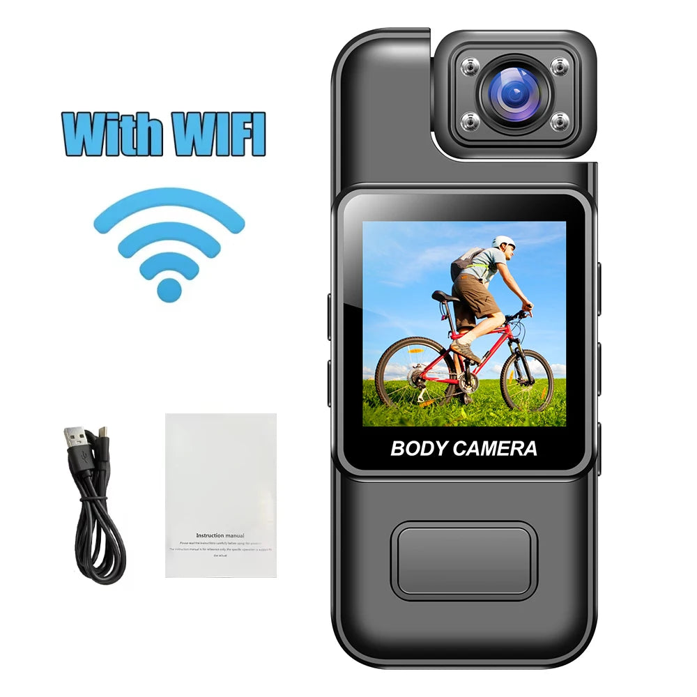 Ultra HD 4K WiFi Mini Camera Portable Digital Video Recorder Police Body Cam Infrared Night Vision Sports DV Small Camcorder