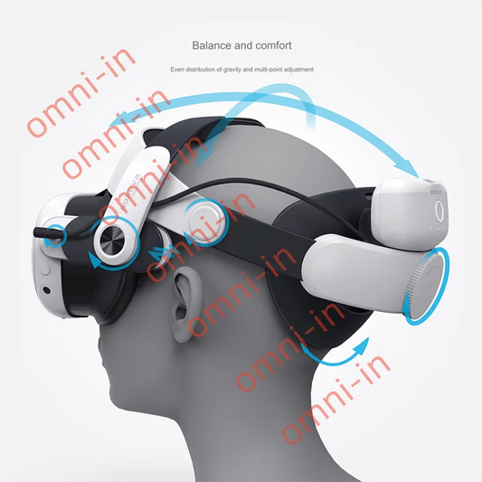 M3 Pro Battery Pack Head Strap Accessories, For Meta Quest 3,Reduce Facial Stress,Magnetic Battery Swap Design